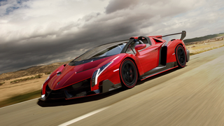 The Lamborghini Veneno Roadster Will Hit 221 MPH